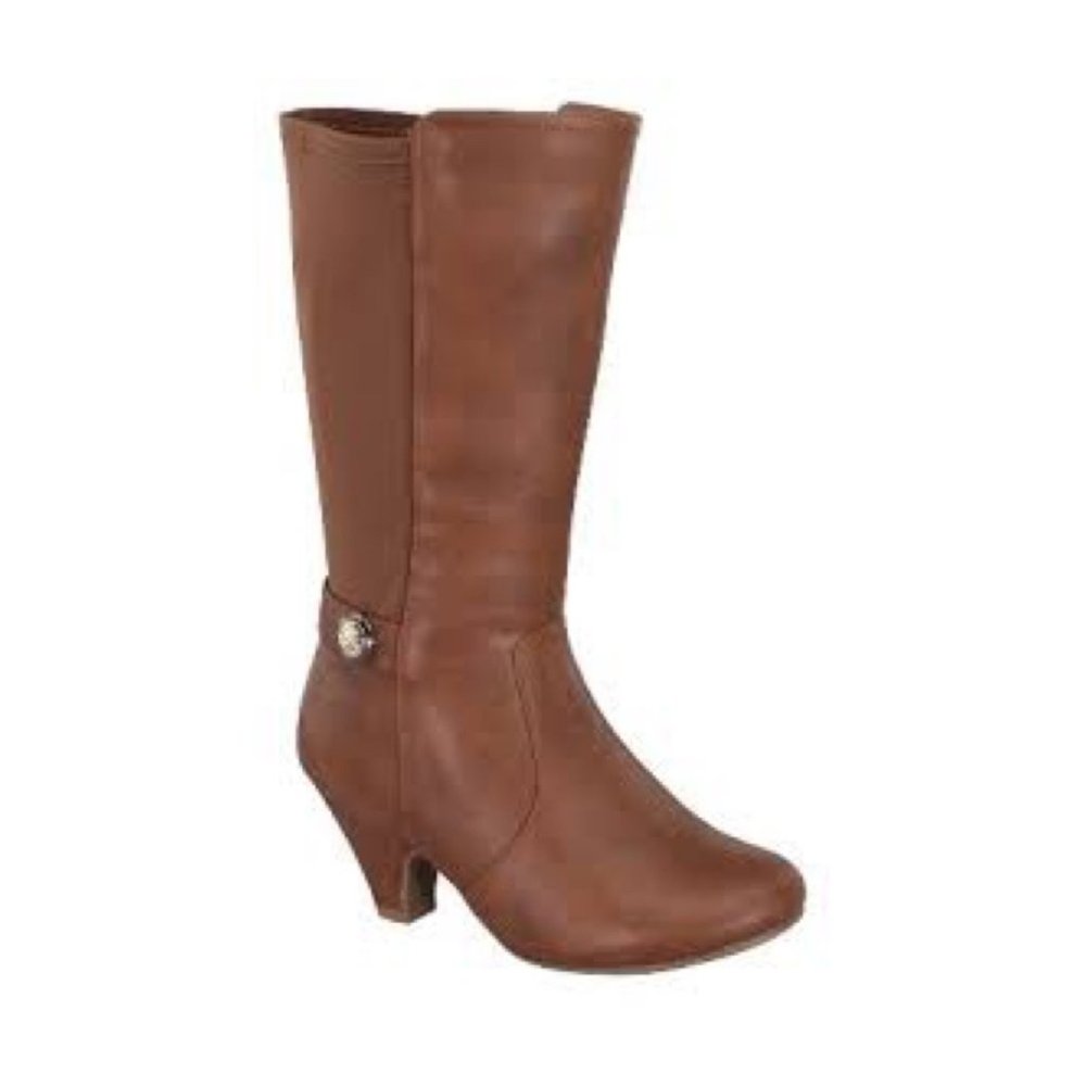 Bibi Girls Heel Boot - Brown